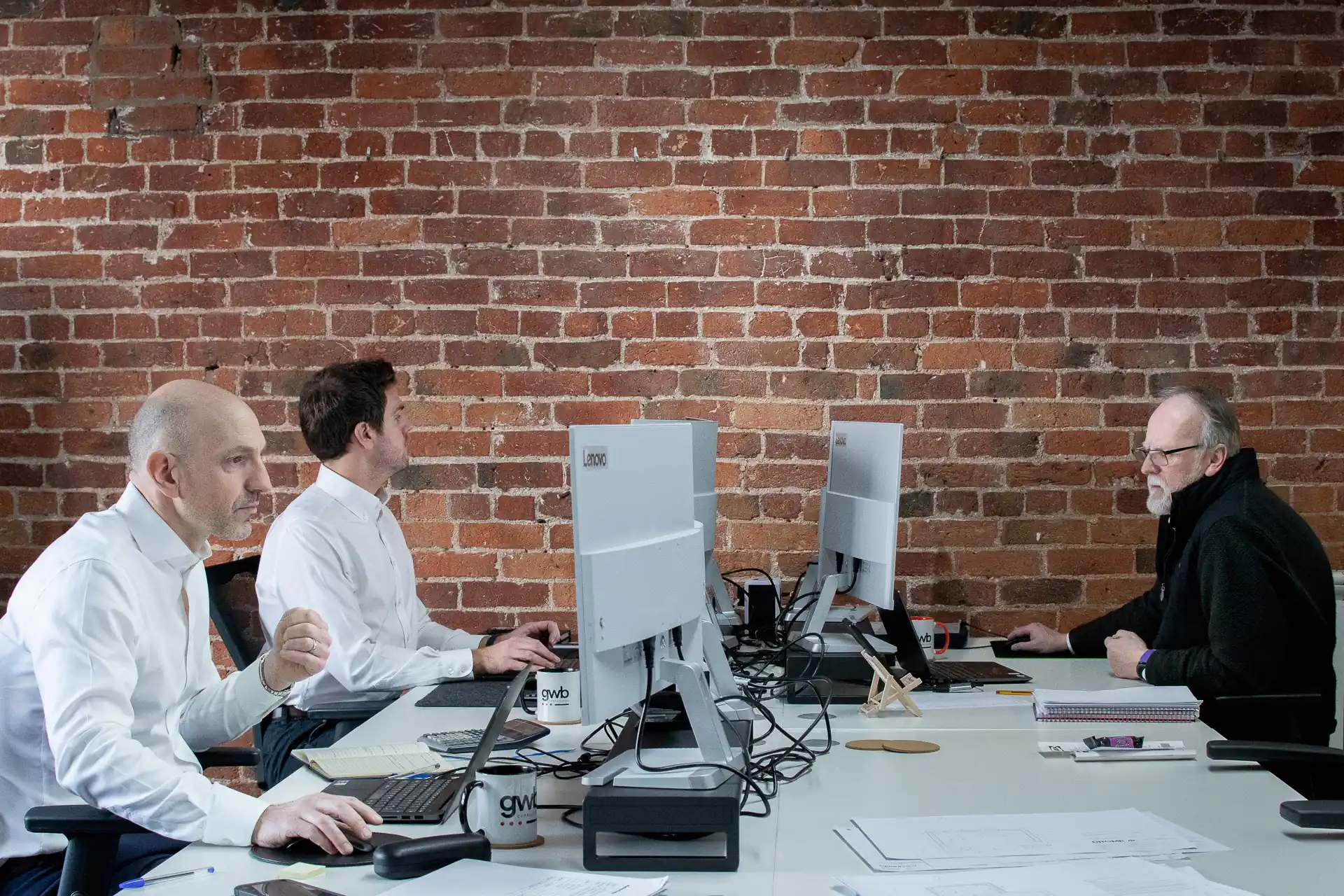 The team at GWB consultants hard at work